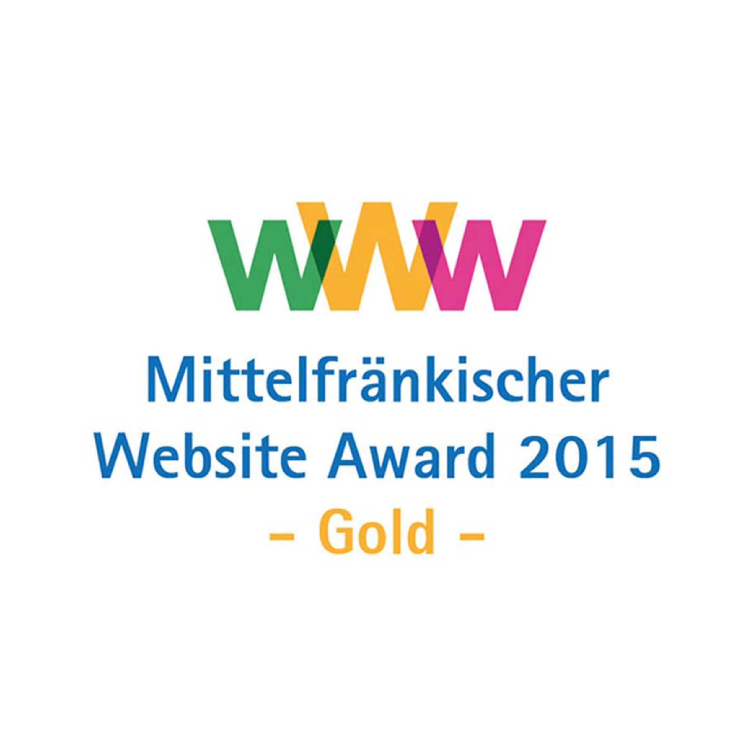 “Mittelfränkischer Website Award 2015” der IHK Nürnberg
